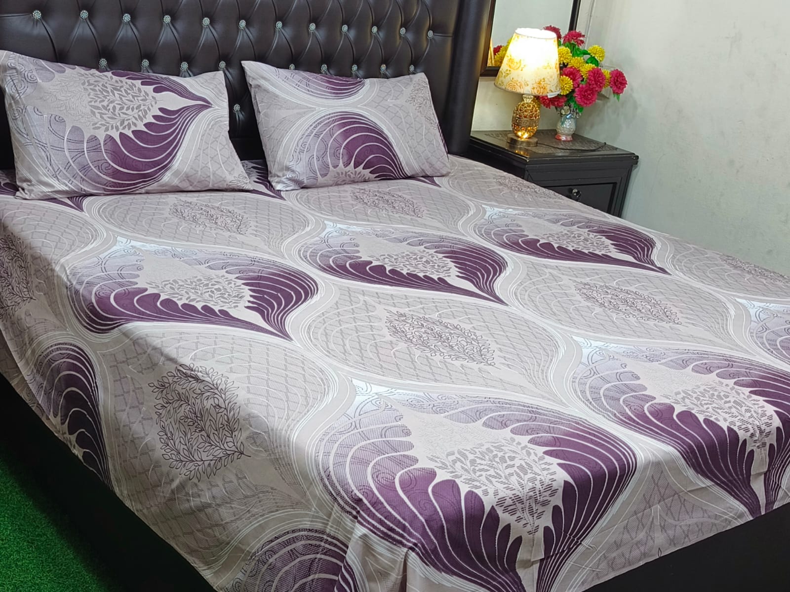 Pure Cotton King Size Bedsheets