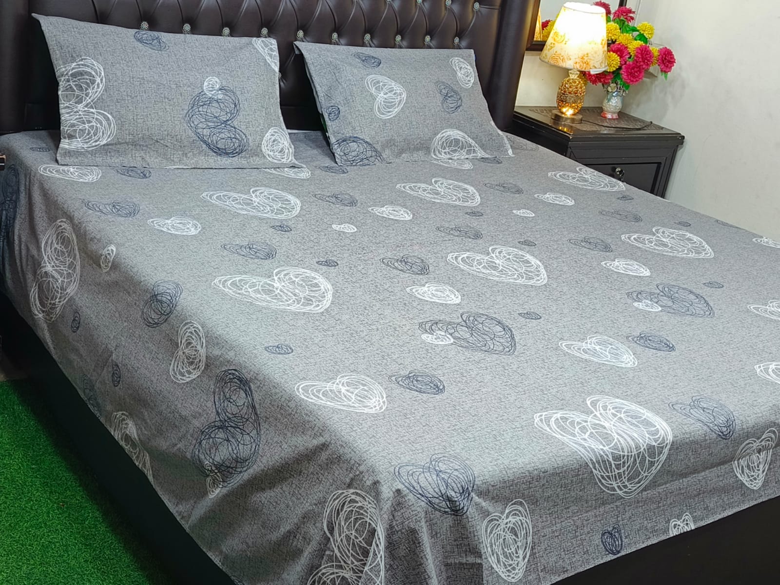 Pure Cotton King Size Bedsheets
