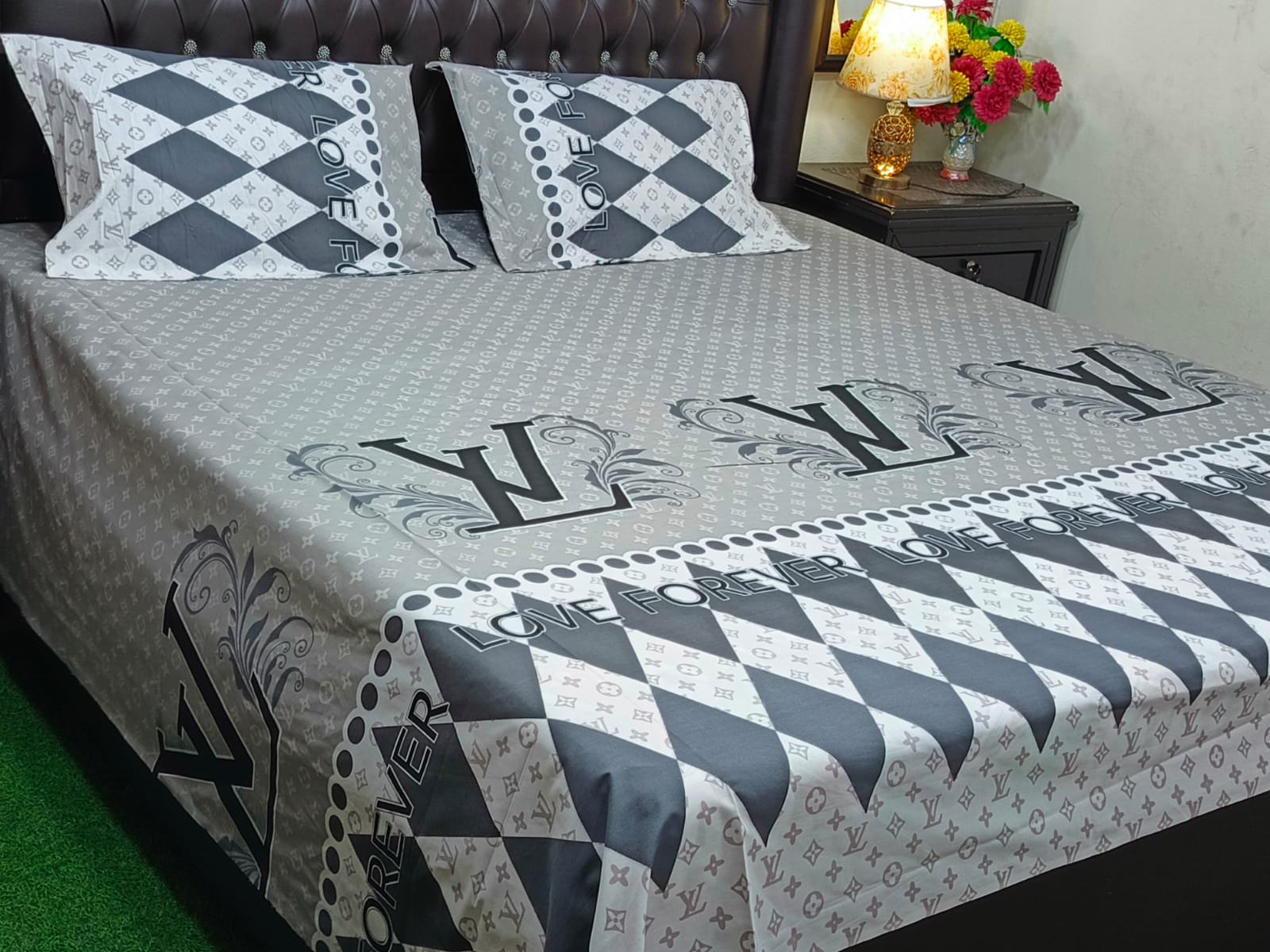 Pure Cotton King Size Bedsheets