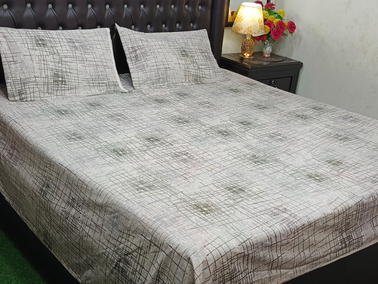 Pure Cotton King Size Bedsheets