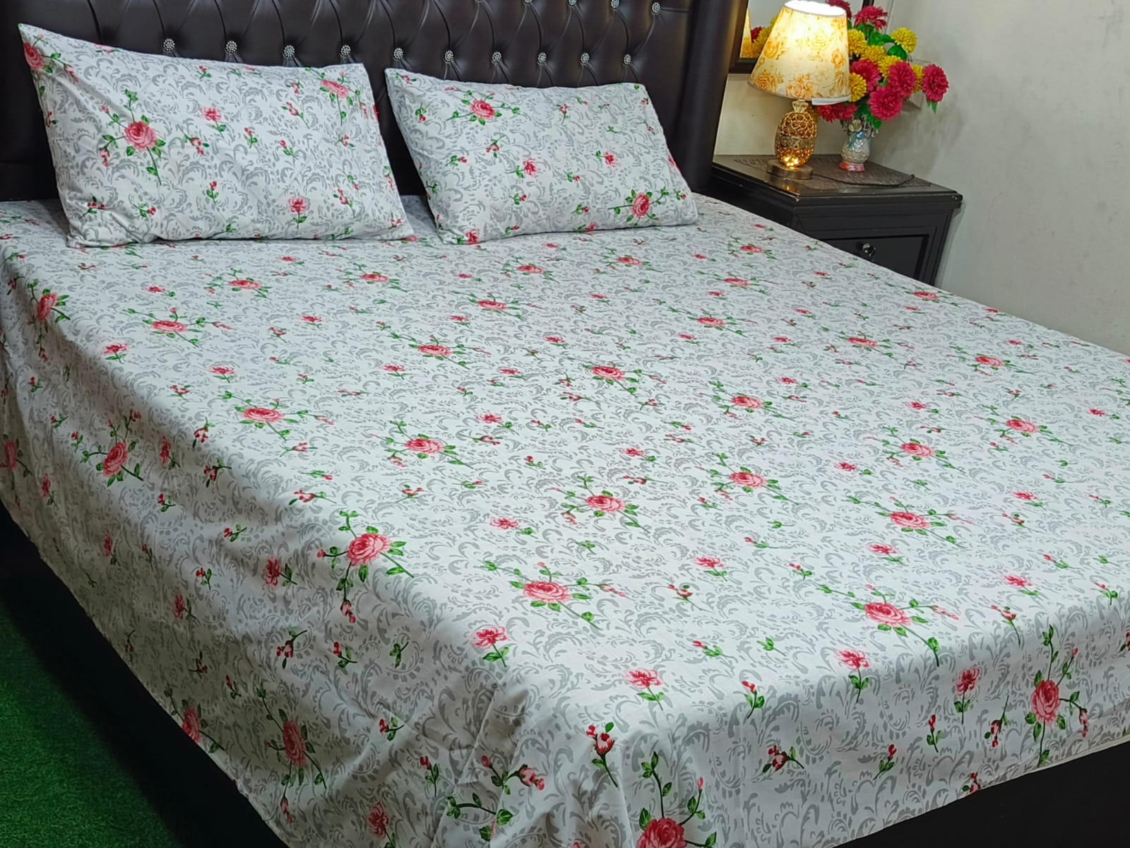 Pure Cotton King Size Bedsheets