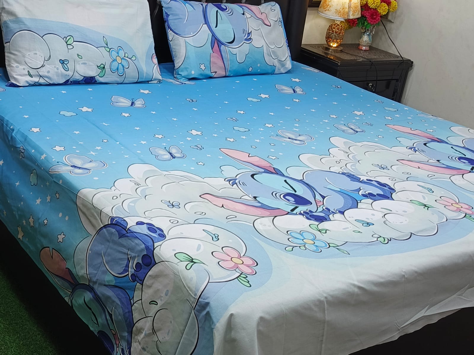 Pure Cotton King Size Bedsheets