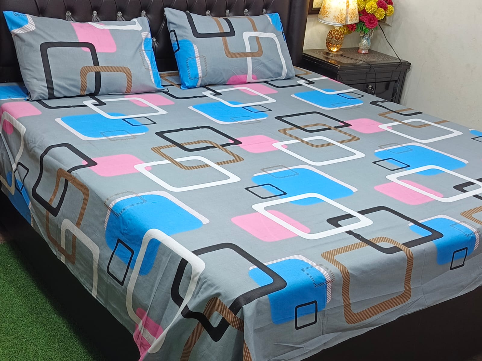 Pure Cotton King Size Bedsheets