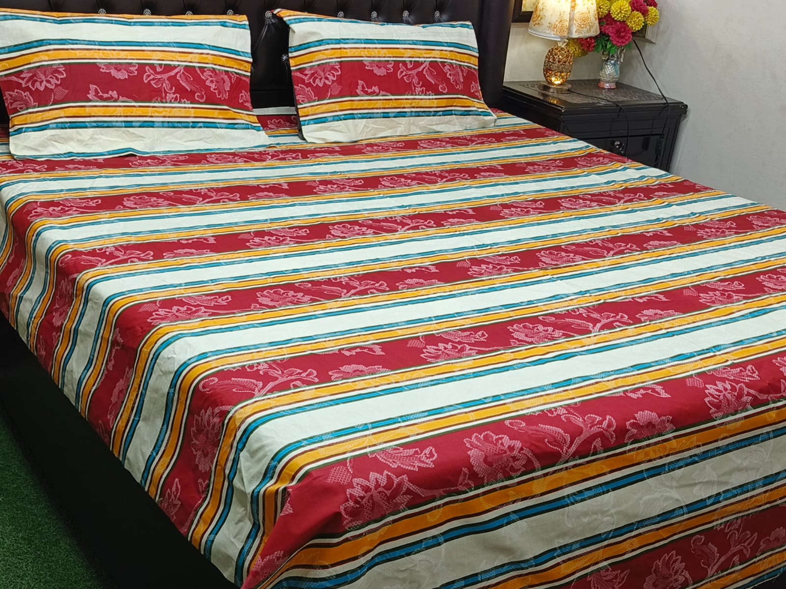 Pure Cotton King Size Bedsheets