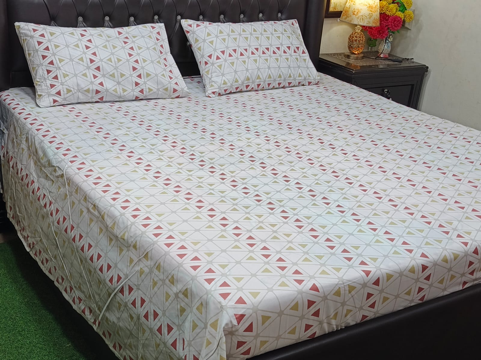 Pure Cotton King Size Bedsheets