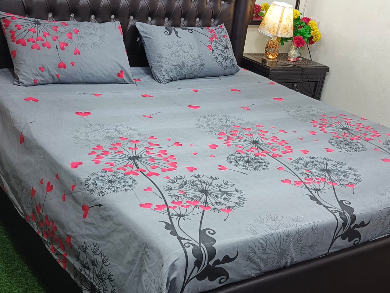 Pure Cotton King Size Bedsheets
