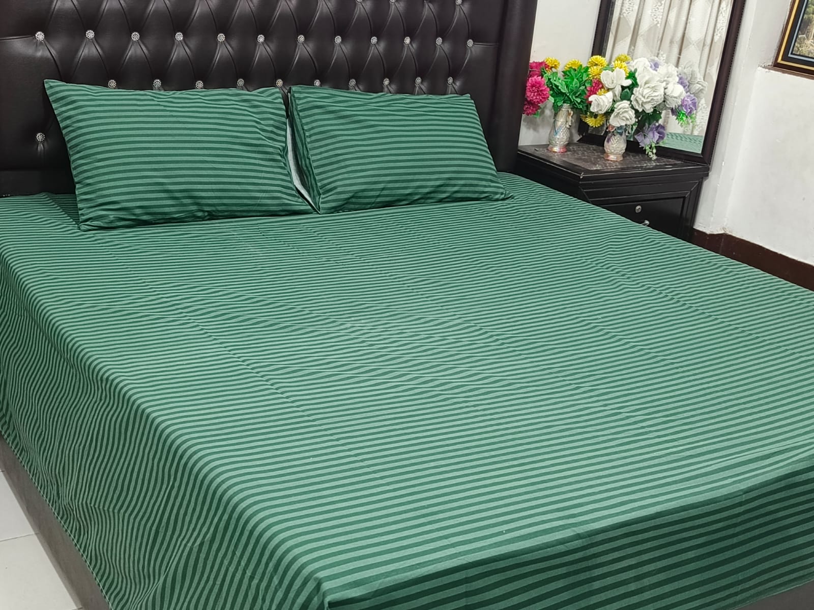 Pure Cotton King Size Bedsheets