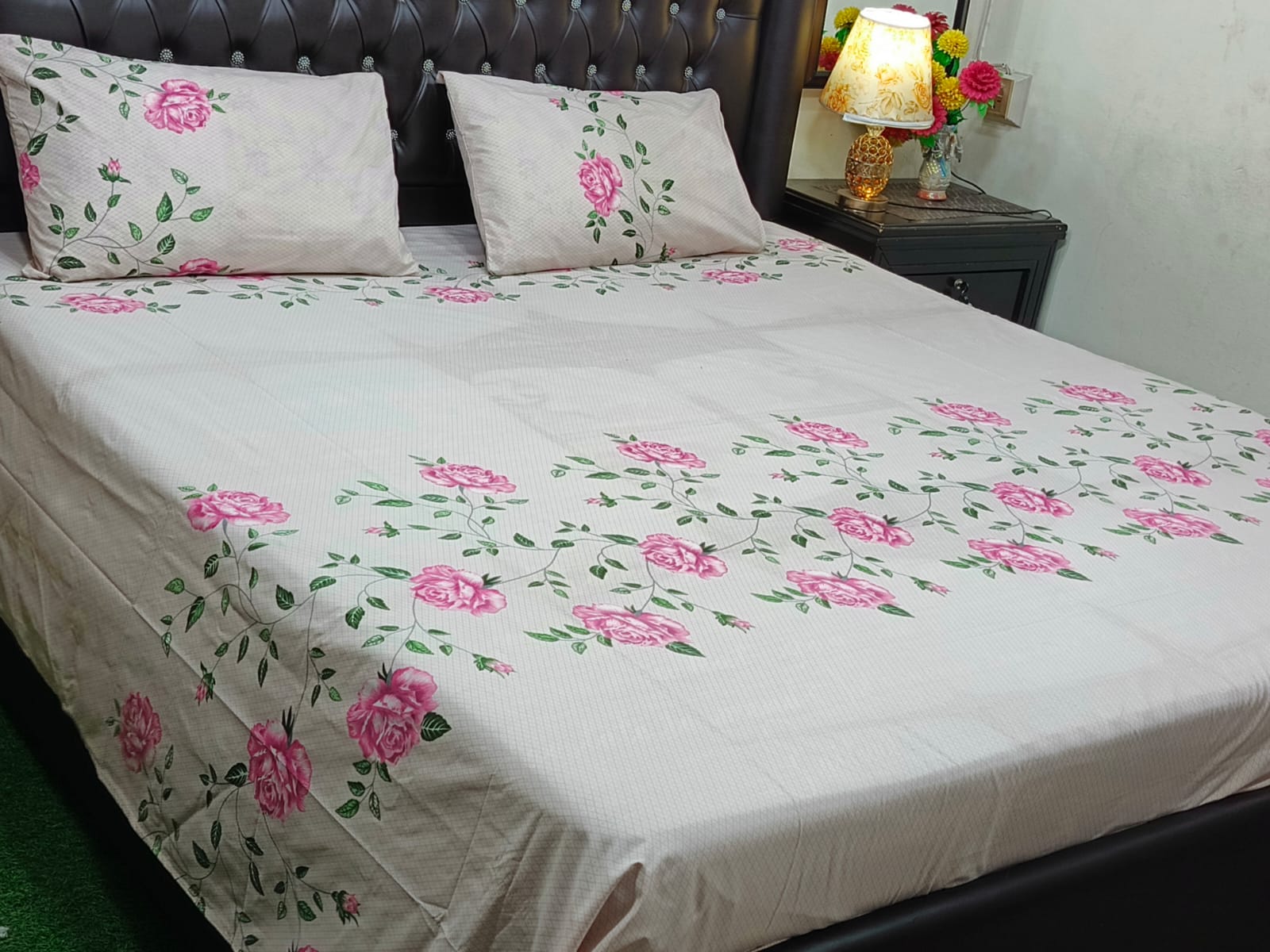 Pure Cotton King Size Bedsheets