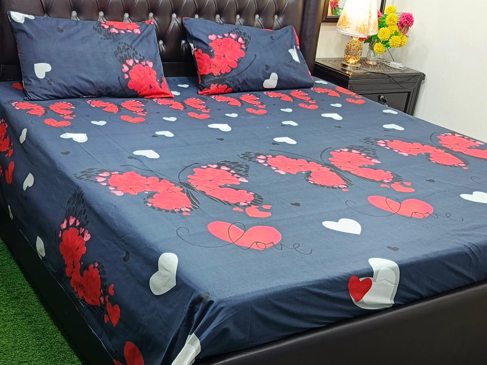 Pure Cotton King Size Bedsheets